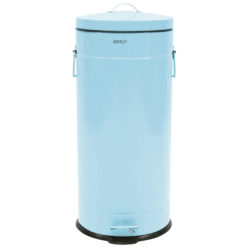 Charles Bentley Retro 30L Pedal Bin - Blue